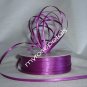 Satin Ribbon- 1/8" Double Face 100 Yards (300 FT) - Purple -Sewing-Craft-Wedding Favors