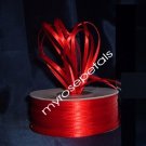 Satin Ribbon- 1/8" Double Face 100 Yards (300 FT) - Red -Sewing-Craft-Wedding Favors