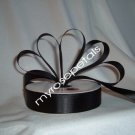 Satin Ribbon- 7/8" Double Face 50 Yards (150 FT) - Black -Sewing-Craft - Wedding Favors