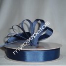 Grosgrain Ribbon 7/8" - 50 Yards (150 FT) - Navy Blue-Sewing- Craft - Wedding Favors