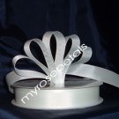Grosgrain Ribbon 7/8" - 50 Yards (150 FT) - White -Sewing- Craft - Wedding Favors