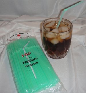 Straws - Flex/Flexible Drinking Straws - Luau - Wedding - Party - Pale Green - 1,000 Flexible Straws