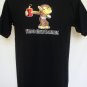 Mens Womens Slow Learner Funny Art T-Shirt Black M