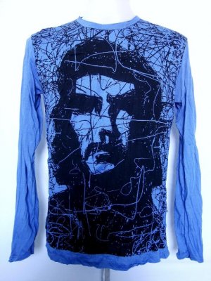 Mens Womens Che Guevara Viva La Revolucion Long Sleeve Shirt