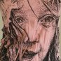 New Womens Girl Emo Punk Urban Cotton Top T-Shirt Pink