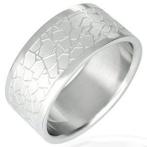 316L Surgical Stainless Steel Flat Band Ring Size 11