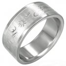 316L Surgical Stainless Steel Sunset Symbol Band Ring 7-10 316L Surgical Stainless Steel Sunset Symbol Band Ring 7-10