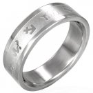 316L Stainless Steel Zodiac Symbols Astrology Ring