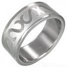 316L Surgical Stainless Steel Tribal Design Band Ring Size 7-11 316L Surgical Stainless Steel Tribal Design Band Ring Size 7-11