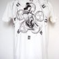 Emperor Eternity Japanese Geisha Yacuza Samurai Sword T-Shirt White M