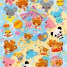 CRUX Dreamy Castle Sticker Sheet kawaii Stickers Panda Pig Bears