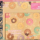 Q-lia Doughnut Factory Letter Set kawaii Desserts Sweets Donuts