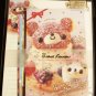 Pool Cool Sweetfull Bear Letter Set kawaii Pudding Cakes Doughnuts Fruits