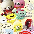 Kamio Japan Cafe Cafe Memo Pad #2 kawaii cute bears coffee desserts sweets