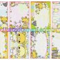 CRUX Fancy Bear Memo Pad kawaii cute bears mushrooms clovers strawberries