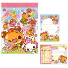 Kamio Japan Kuma Burger Mini Memo Pad kawaii cute fast foods