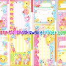 Sweet Cutie Loose Memo Sheets by Kamio Japan kawaii