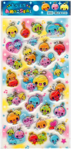 Pool Cool Balloons Sticker Sheet kawaii Stickers Desserts Sweets Bears