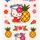 Sanrio Hello Kitty Pineapple Aloha Hawaii Sticker Sheet kawaii