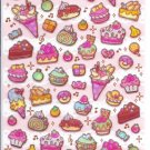 Ice Cream Desserts Sticker Sheet kawaii cake pvc stickers