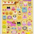 Q-lia Animal Desserts Sticker Sheet kawaii doughnuts stickers