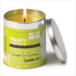 GINGER & GINSENG CANDLE TIN