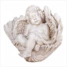 ALAB SLEEPING CHERUB ON SHELL