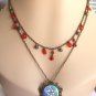 24" Handcrafted Bronze Pentagram Pagan Gothic Necklace OOAK