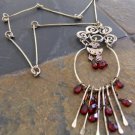 40" Handcrafted Organic Mixed Metal Tribal Celtic Renaissance Necklace OOAK