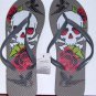 2 Pairs of Chatties Pink & Gray Flip Flop Size S-5/6 NW