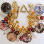 Altered Art Valkyrie Norse Female Warriors Handcrafted Brass Charm Bracelet OOAK