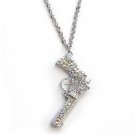 Crystal Gun Necklace