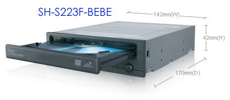 New 22X Samsung SATA CD DVD RW R DL Burner Drive Writer