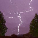 Lighting Strike Giclee Art Print 12x16