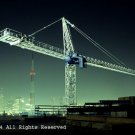 City View Crane Giclee Art Print 12x16