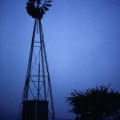 Misty Windmill Giclee Art Print 12x16