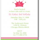 Pretty Princess Invitation/Announcement
