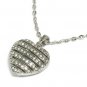 Crystal heart necklace(U1245SL-121084)