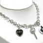 Key, heart & crown(R1265BK-29110)