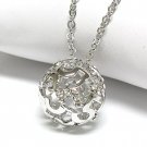 Crystal #5 ball necklace(J1255CL-3246)