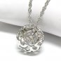 Crystal #5 ball necklace(J1255CL-3246)