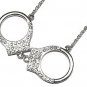 Crystal handcuff necklace(K1255SL-101165)