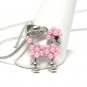 Poodle puppy necklace(R1229PK-12162)