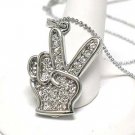 Peace hand sign (R1241SL-12157)