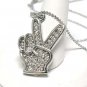 Peace hand sign (R1241SL-12157)