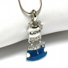 Casual outfit necklace (R1248BL-22112)