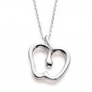Apple inspired necklace(R125SL-1976)