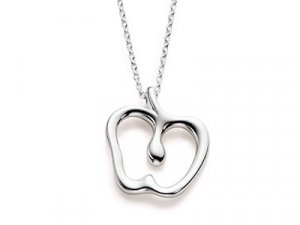 Apple inspired necklace(R125SL-1976)
