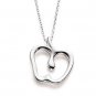 Apple inspired necklace(R125SL-1976)