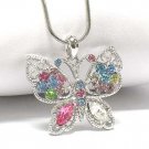 Butterfly necklace (E1241MT-124126)